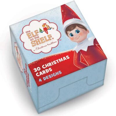Paquete múltiple navideño de 30 tarjetas de The Elf on the Shelf®