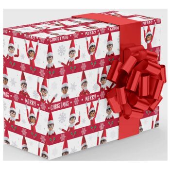 Papier d'emballage cadeau de Noël The Elf on the Shelf® - 10 Sht 10