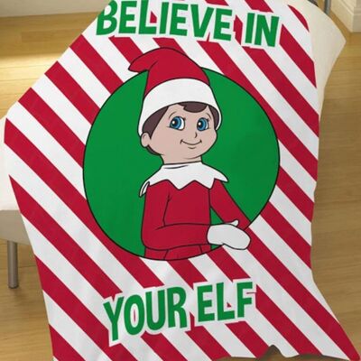 Manta polar "Cree en tu elfo" de The Elf on The Shelf®