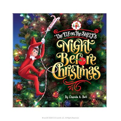 Das Buch „Die Nacht vor Weihnachten“ von „Der Elf im Regal“.
