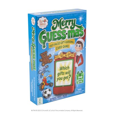 Joyeux jeu de cartes Guess-mas