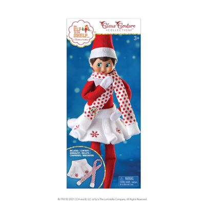 Gonna e sciarpa Claus Couture Collection® con fiocco di neve