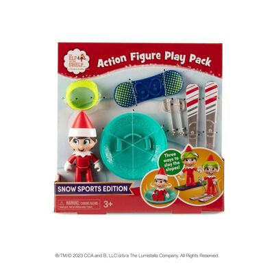 Pack de jeu de figurines d'action Elf on the Shelf® : Sports de neige