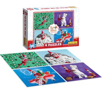 L'Elfe sur l'étagère® 4 Pack - Puzzles pour enfants de 50 pièces 1