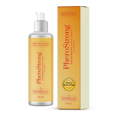 PheroStrong Exclusive for Women Massage Oil for women's massage with pheromones that excite men