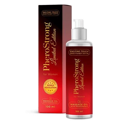 PheroStrong Limited Edition for Women Massage Oil for women's massage with pheromones that excite men