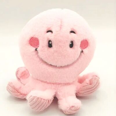 Octopus Pink Plush Toy Mini - 10cm