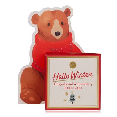 HELLO WINTER bath salt in a gift box
