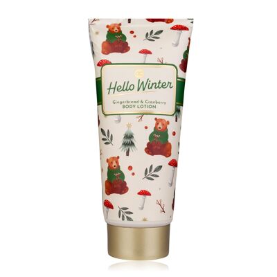 Lait corporel HELLO WINTER en tube, 200ml, parfum : Gingembre