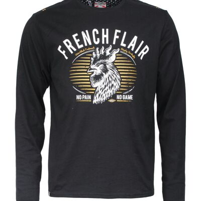 T-shirt ML con stampa gallo HANDOFF