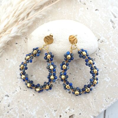 CALLIOPÉ earrings - Lapis-Lazuli