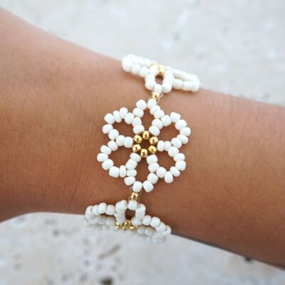FLORA bracelet - White