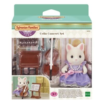 Sylvanian Families Városi csellőművész selyem cica