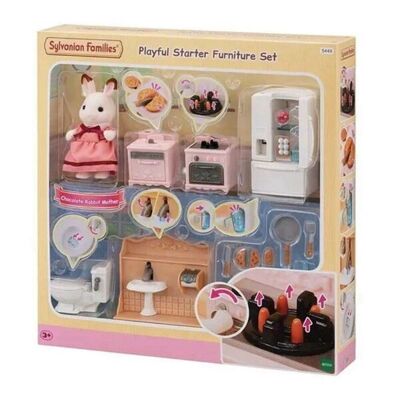 Sylvanian Families bútor kezdő szett csoki nyuszival