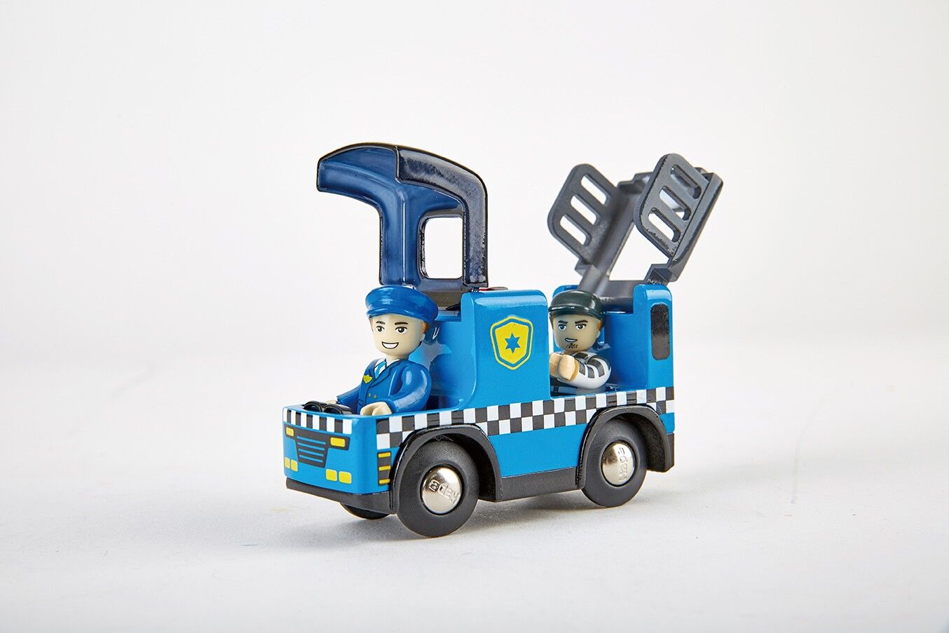 Auto della polizia con sirena