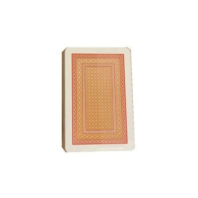 Francia kártya 55 lapos, piros mintával A/30