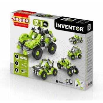 Engino Inventor 12 à 1-ben építőjáték - Autok 1