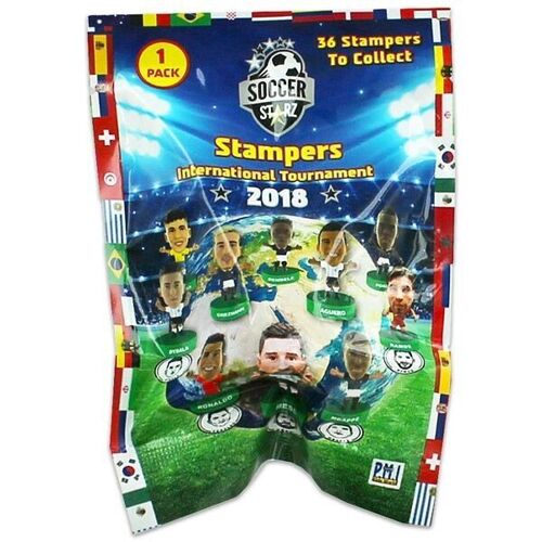 Soccer Starz focista figura pecséttel - fóliás