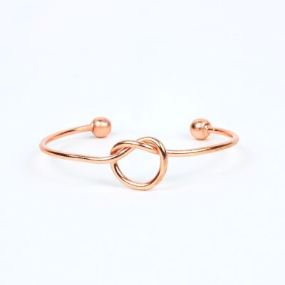 Pure copper light weight bracelet with gift Bag (design 45)