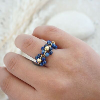 CALLIOPÉ Trio Ring - Lapis Lazuli
