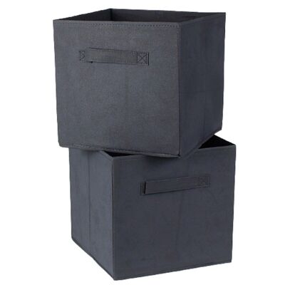 Non-woven storage cube 28x28cm - Set of 2 - I