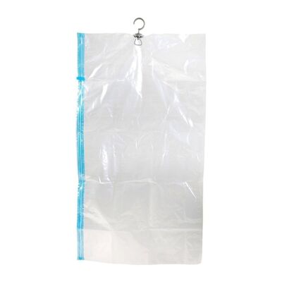 Vacuum bag for hanging with hanger 70 x 130 cm