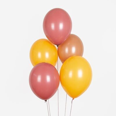 10 Ballons de baudruche : trio forêt