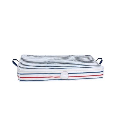 Striped bed covers - set of 2