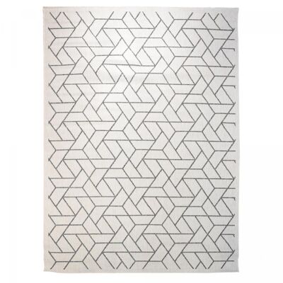 Outdoor rug 160x230cm AF BRIKA REVERSIBLE Silver in Polypropylene