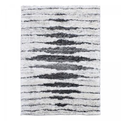 Tapis shaggy 200x280cm SG EXTRA EXTRA DOUX 5 Crème en Polyester