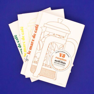 Libro e libro di attività unici e personalizzabili: salva nuovamente i fondi di caffè, 75 ricette e attività facili, economiche e anti-spreco per tutta la famiglia per riutilizzare i fondi di caffè ogni giorno ***Set di 5 libri