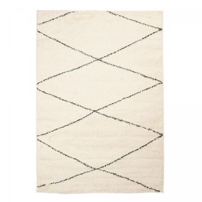 Teppich im Berber-Stil, 160 x 220 cm, BENISTYLE 3, Creme aus Polypropylen