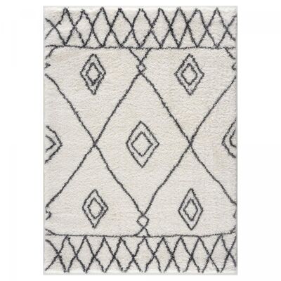 Berber style rug 120x120 round cm SG EXTRA EXTRA SOFT 2 Cream in Polyester
