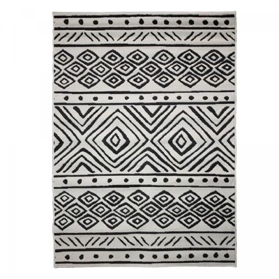 Teppich im Berberstil 120x170cm UJDA Grau aus Polyester