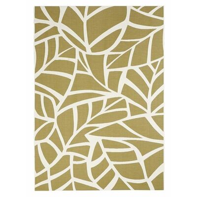 Tapis exterieur 123x180cm FEUILLE EX Vert en Polypropylène