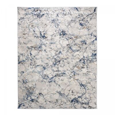 Tapis salon 80x150cm EFAL-B Bleu en Polypropylène