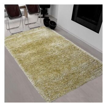 Tapis shaggy 160x230cm SG FIN Ecru. Tapis artisanal en Polyester 2