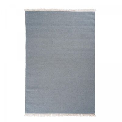 Kilim rug 110x160cm BAYA IBAY Silver. Handcrafted wool rug