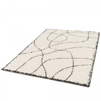 Tapis salon 200x290cm ARSTYLE Crème en Polypropylène 3