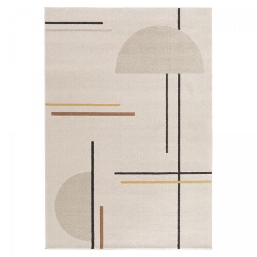 Tapis salon 200x290cm CONTELUNE Beige en Polypropylène