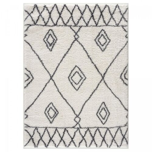 Tapis berbère style 200x280cm SG EXTRA EXTRA DOUX 2 Crème en Polyester