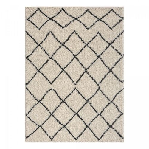 Tapis berbère style 280x370cm BENISTYLE 1 Crème en Polypropylène