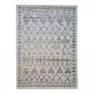 Berber style rug 160x230cm ZITOUN Cream in Polypropylene