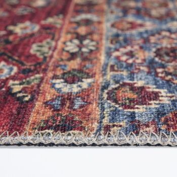 Tapis orient style 75x150cm KHOURJINE VINTAGE Rouge en Polyester 3