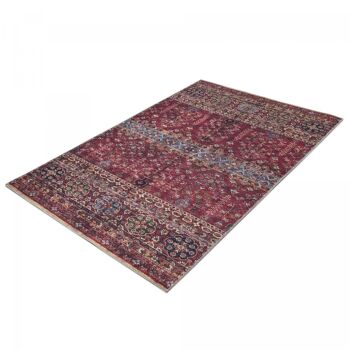 Tapis orient style 75x150cm KHOURJINE VINTAGE Rouge en Polyester 4