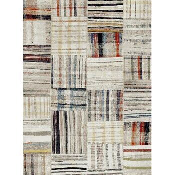 Tapis berbère style 240x340cm MOROCCO CARRE Beige en Polypropylène 3