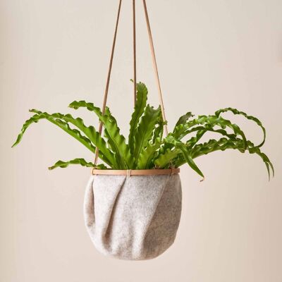 Hand Sew Your Own: Hanging Plant Pot Kit (felt included)