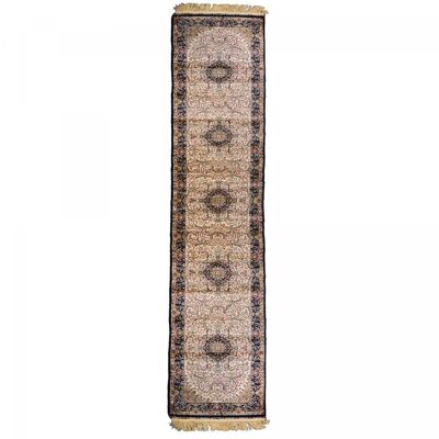 Oriental rug 75x400cm PRESTIGE DE ISFAHAN Blue in Polypropylene