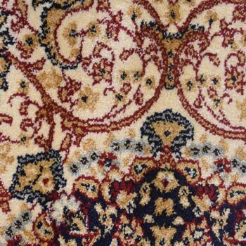 Tapis d'orient 75x400cm PRESTIGE DE ISFAHAN Bleu en Polypropylène 3