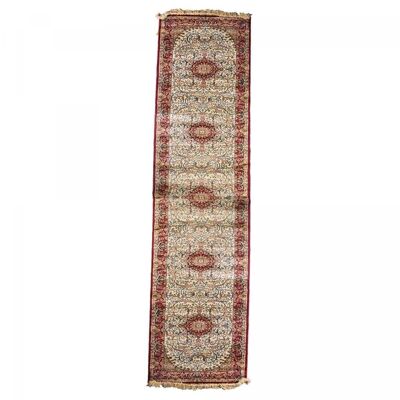 Oriental rug 75x400cm PRESTIGE DE ISFAHAN Red in Polypropylene